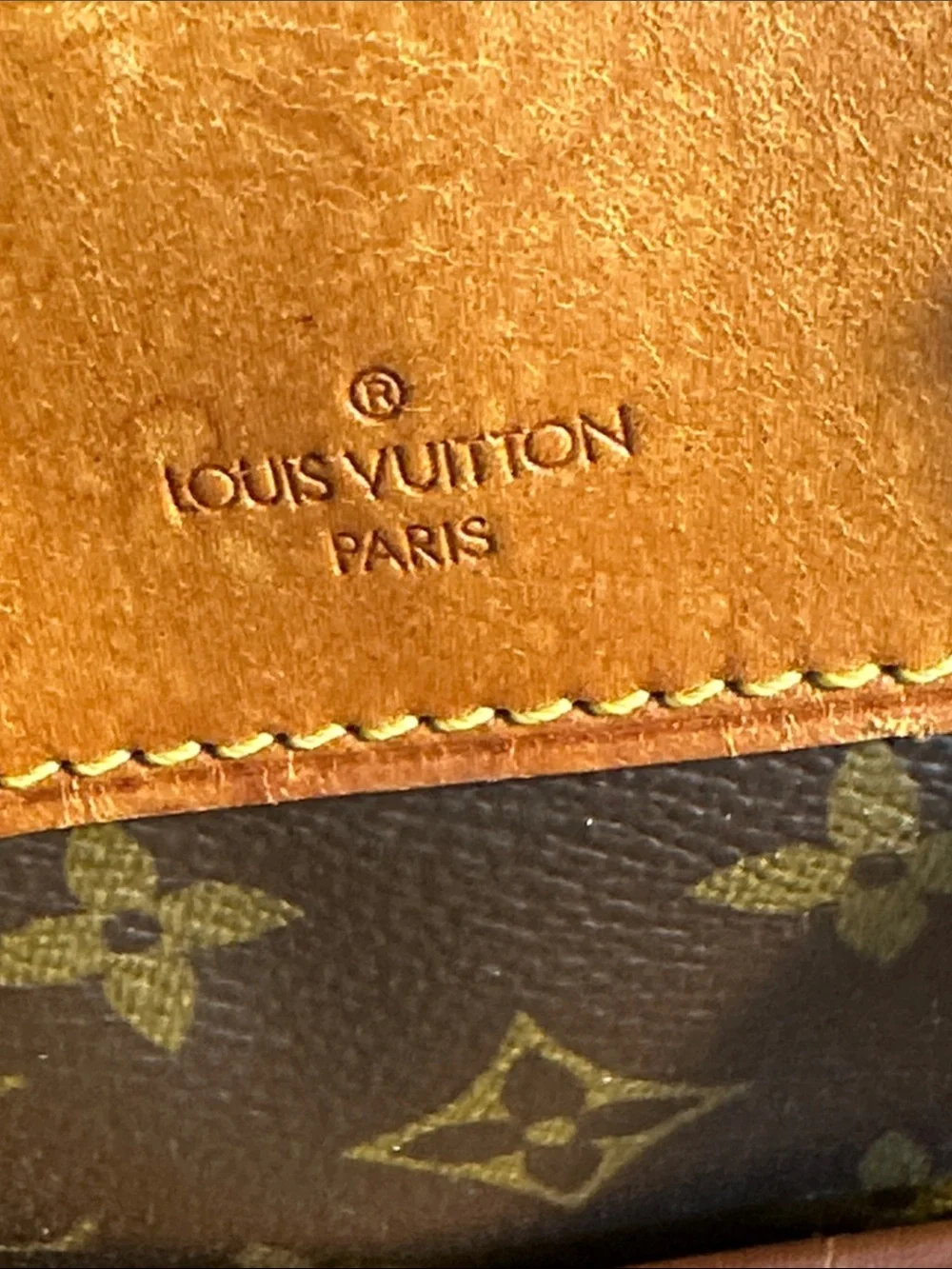 Authentic Louis Vuitton Monogram Deauville Bowling Vanity Handbag.
